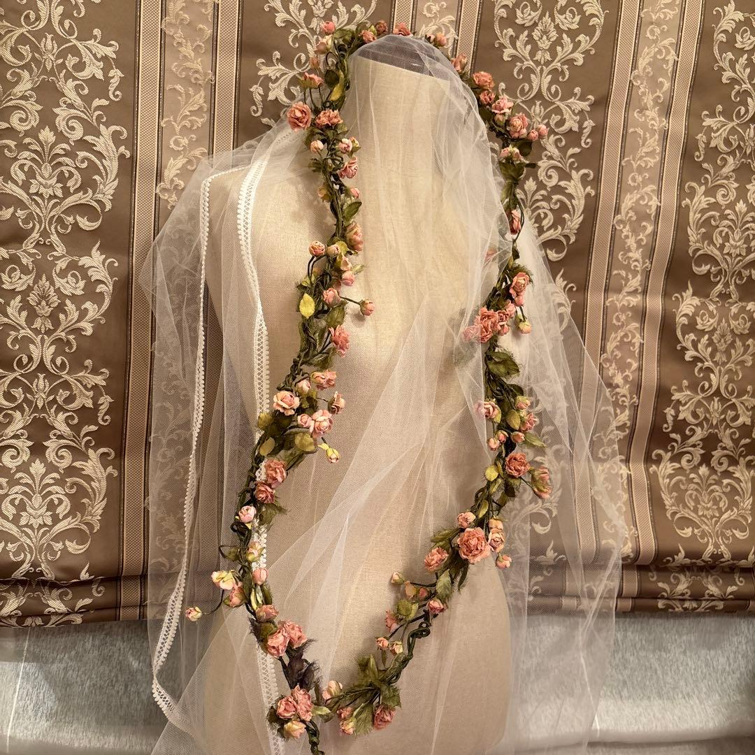 ハンドメイド布花　小さいな薔薇