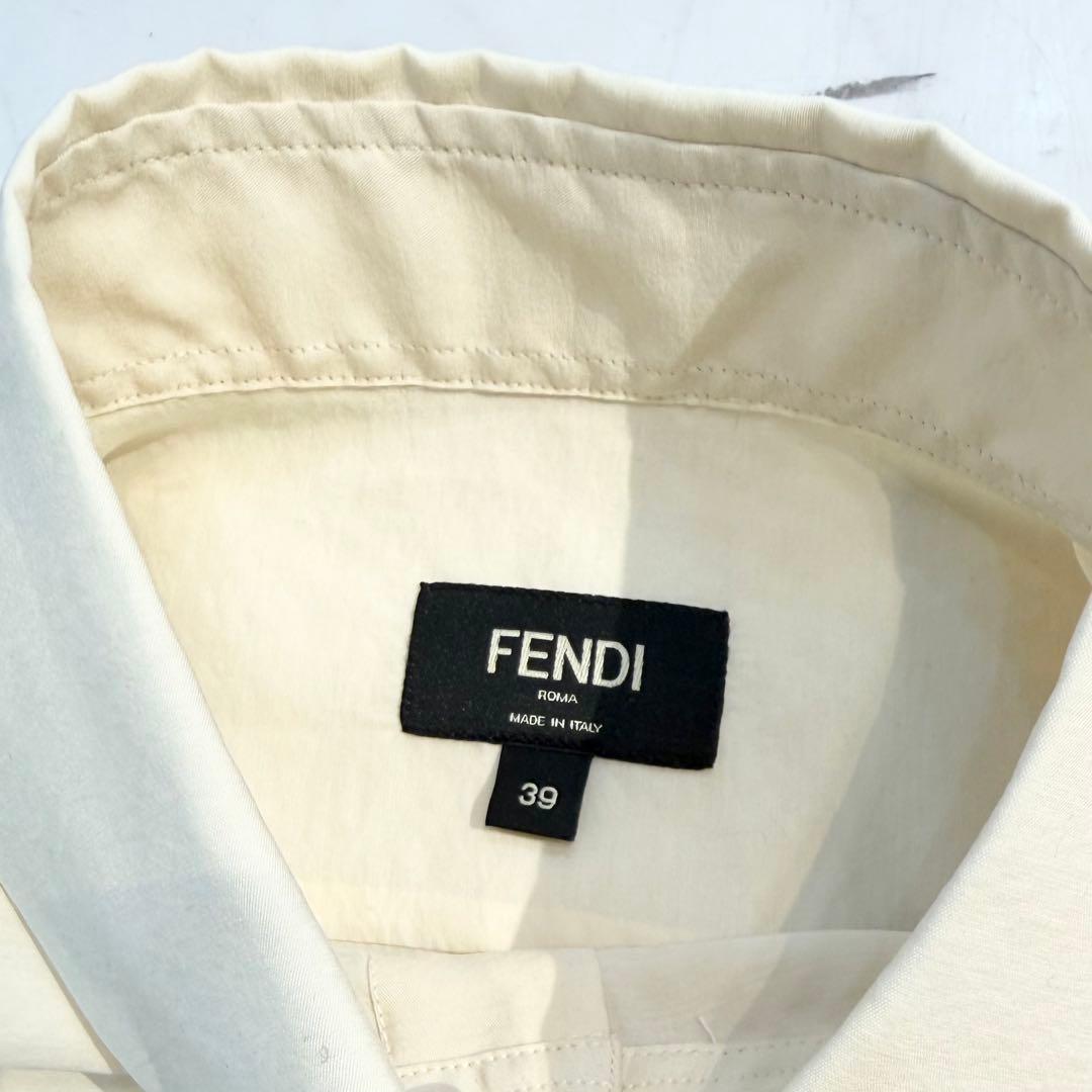 Fendi フェンディ デザインシャツ 長袖 39サイズ 未使用品