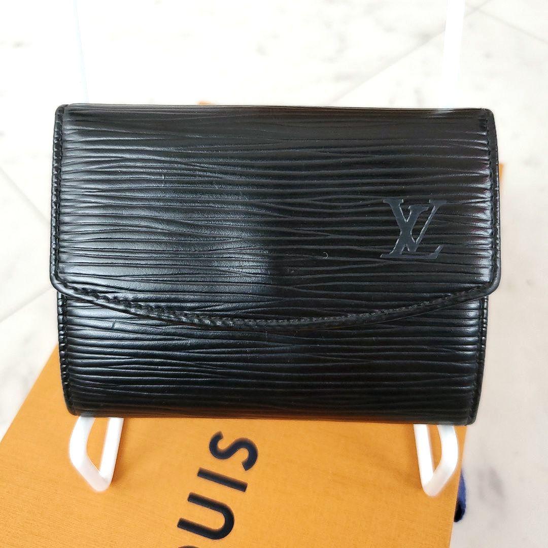 良品 ルイヴィトン ケース 小銭入れ カードケース 黒 エピ サーンプル