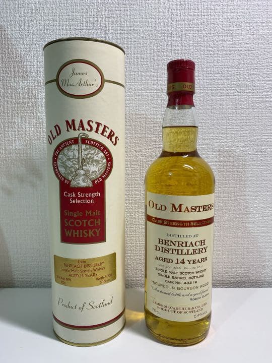 【希少品】オールド・マスターズ　ベンリアック 1996 14年